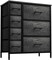 Sorbus Dresser with Drawers - Furniture Storage Tower Unit for Bedroom, Hallway, Closet, Office Organization - Steel Frame, Wood Top, Easy Pull Fabric Bins